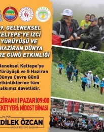 19. Geleneksel Keltepe’ye İzci Yürüyüşü ve 5 Haziran Dünya Çevre Günü Etkinliği