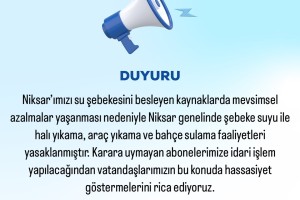 Şebeke Suyu Kullanımı