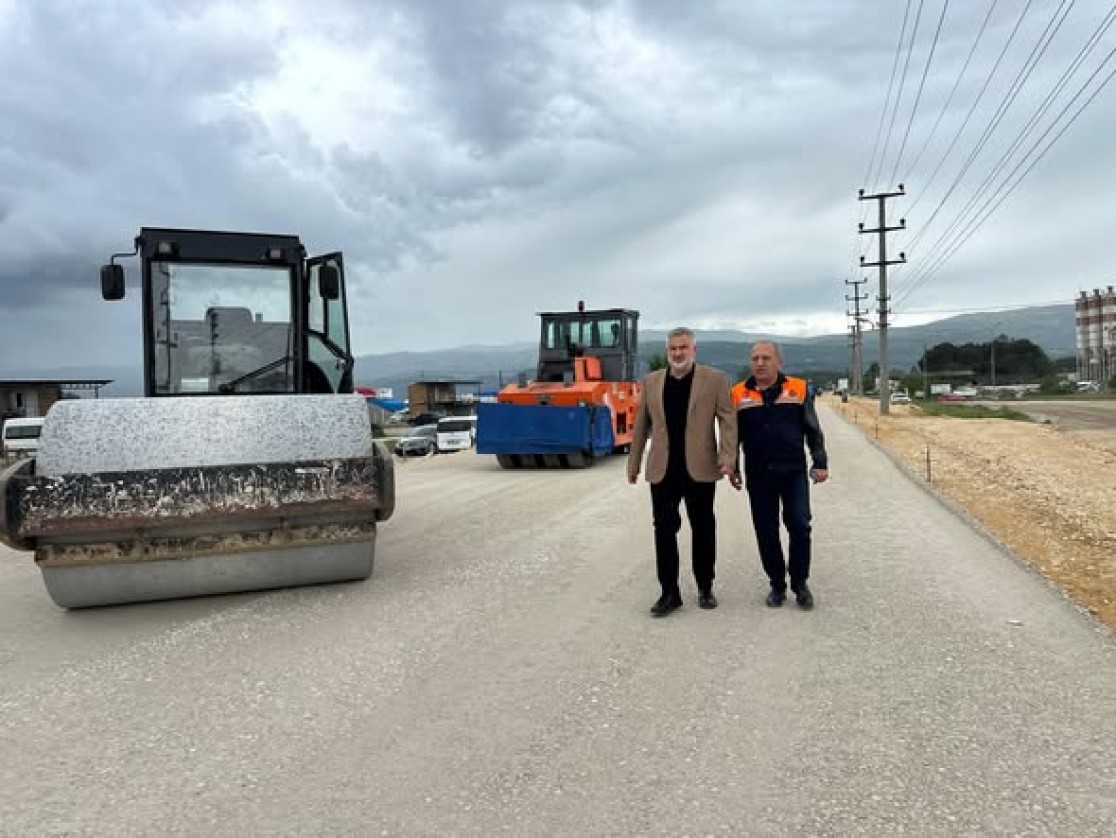 Belediye Başkanımız Semih Tepebaşı, Karayolları Genel Müdürlüğü Yol Ya...