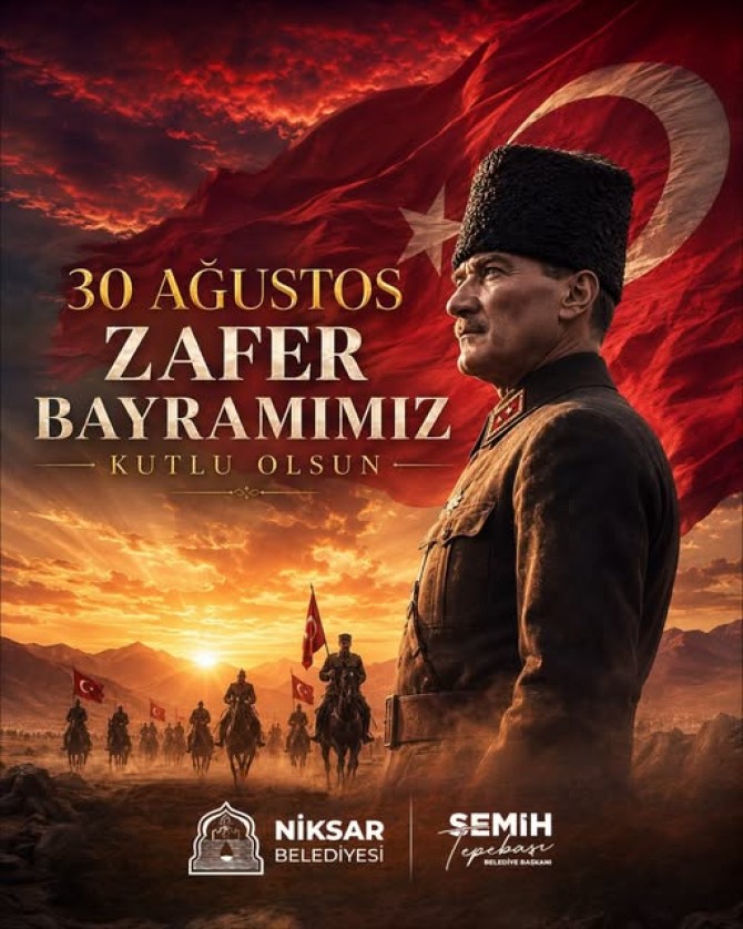 30 AĞUSTOS ZAFER BAYRAMIMIZ KUTLU OLSUN