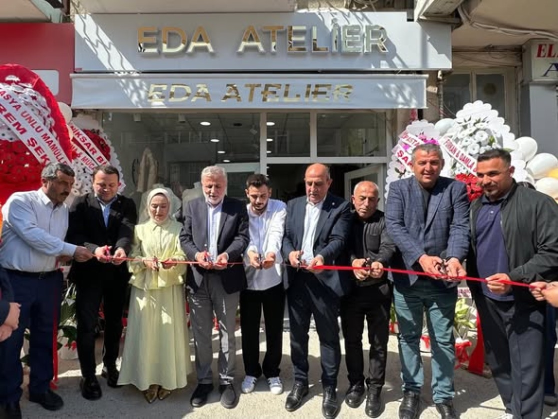 Belediye Başkan Yardımcımız Mustafa Koyuncu “Eda Atelier”in açılış pro...