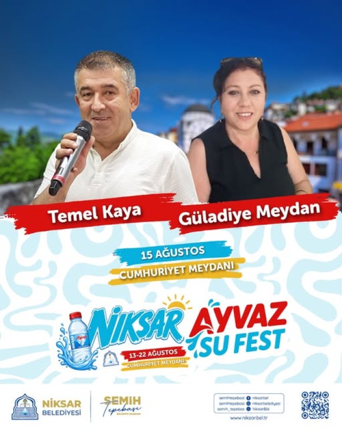 Niksar Ayvaz Su Fest coşkusu tüm hızıyla devam ediyor! 💦🎉