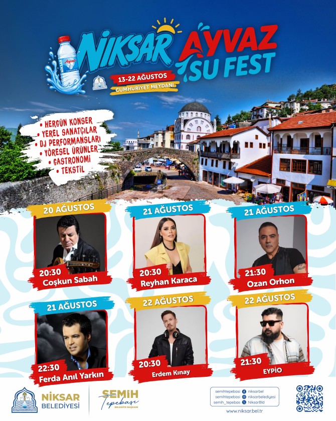 NİKSAR’DA FESTİVAL ZAMANI! 🎶💦