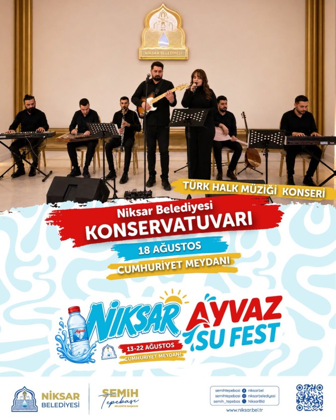 🎶 Niksar’da Türk Halk Müziği Ezgileri Yankılanacak!